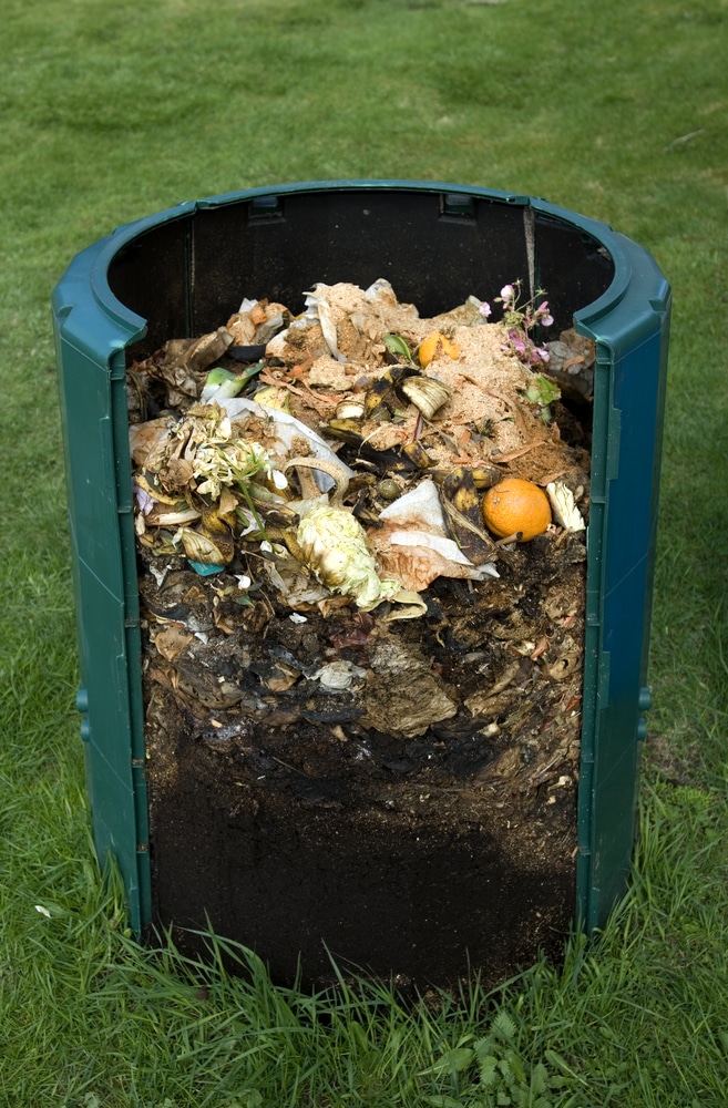 Compost Bin Cross-Section Compost Bin Cross-Section