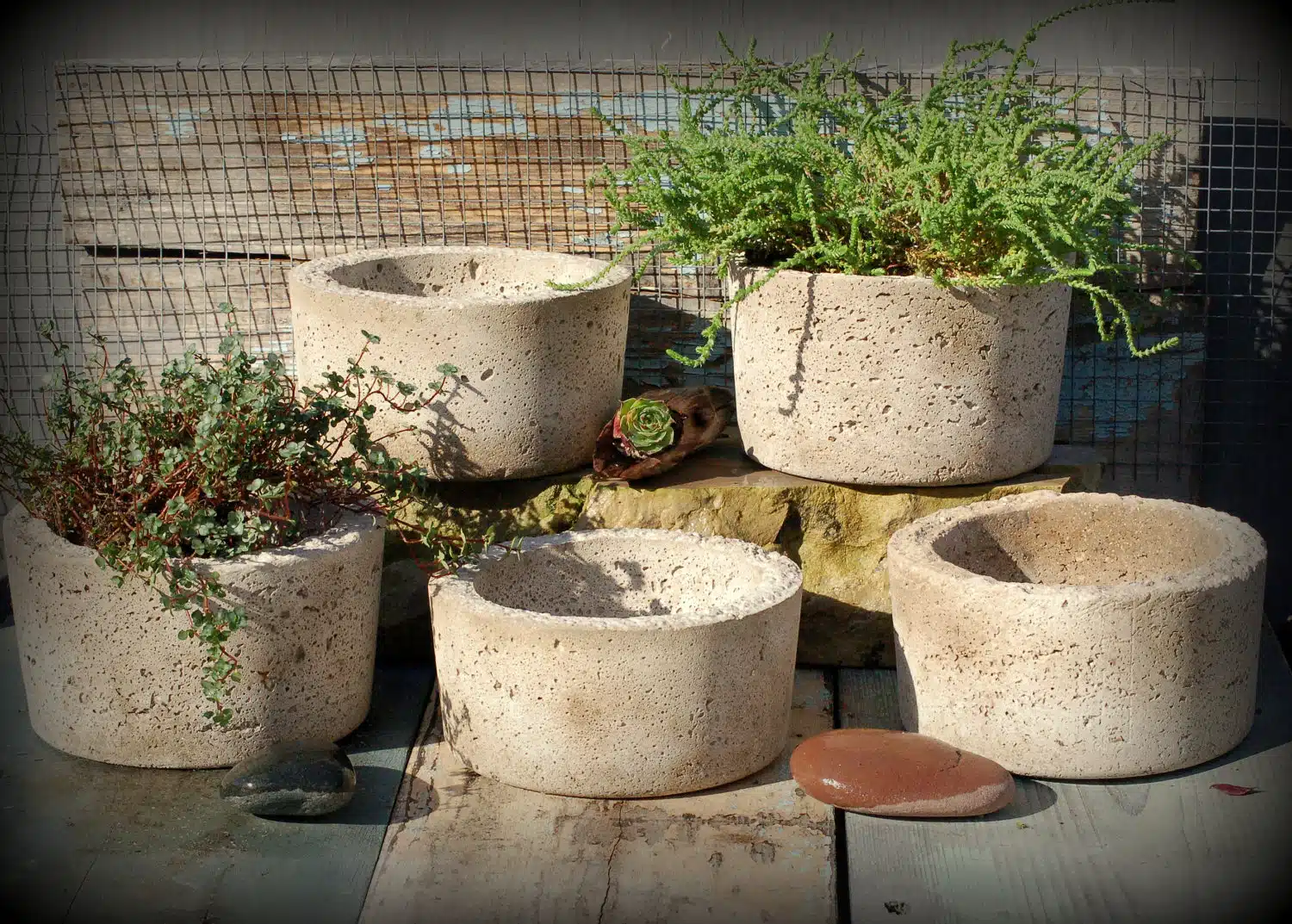 Stone Planters