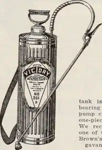 Old garden sprayer