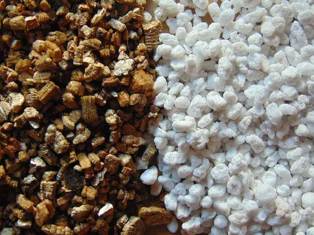 Vermiculite and perlite