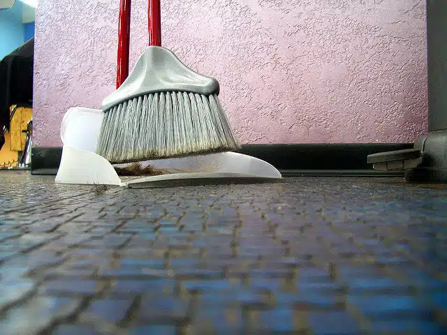 Dustpan and broom