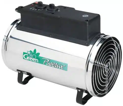 Biogreen greenhouse heater