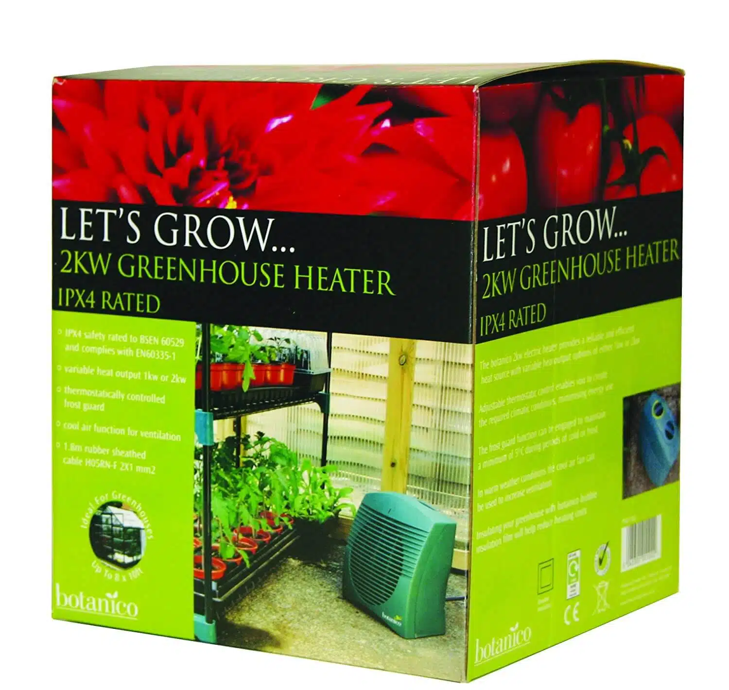 Botanico greenhouse heater